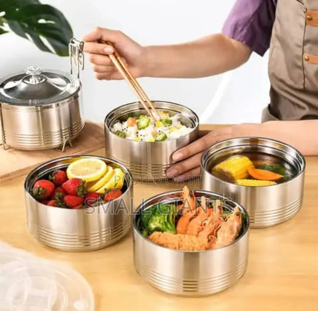 4 Layers Large Stainless Steel Lunch Box