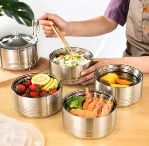 4 Layers Large Stainless Steel Lunch Box