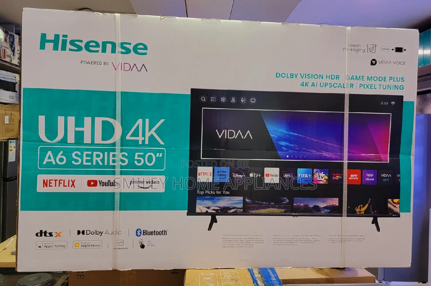 New Discounted 50inches Hisense Smart Tv
