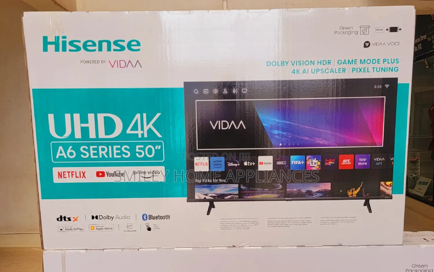 50inches Hisense Smart Tv Vidaa
