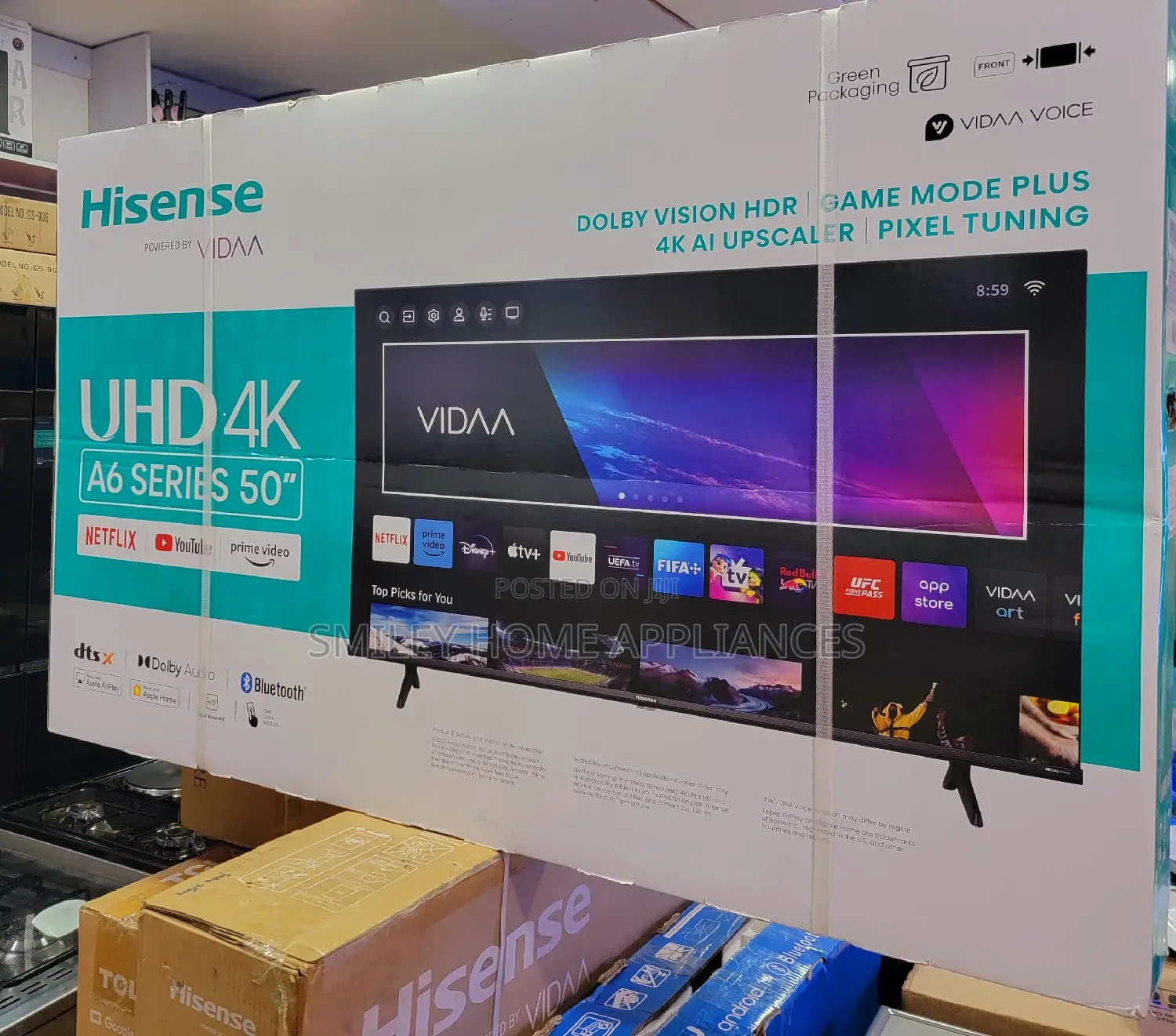 50inches Hisense Smart Tv Vidaa