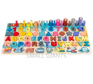 7 In 1 Wooden Multiple Subject Puzzles For Toddlers