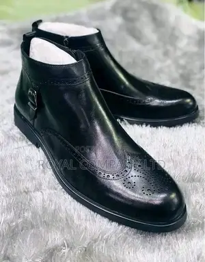 Gentle Boot/Genuine Leather /Black in Color