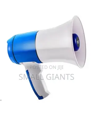 Loudspeaker Megaphone With Recording Reading Advertising