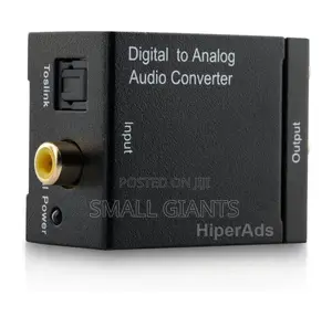 Digital to Analog Audio Converter Optical Fiber