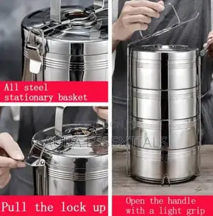 4layers Large Stainless Steel Lunch Box