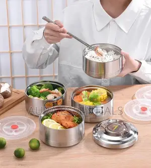 4layers Large Stainless Steel Lunch Box