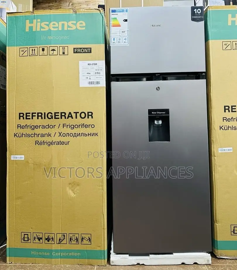 270ltr Hisense Double Door Refrigerator