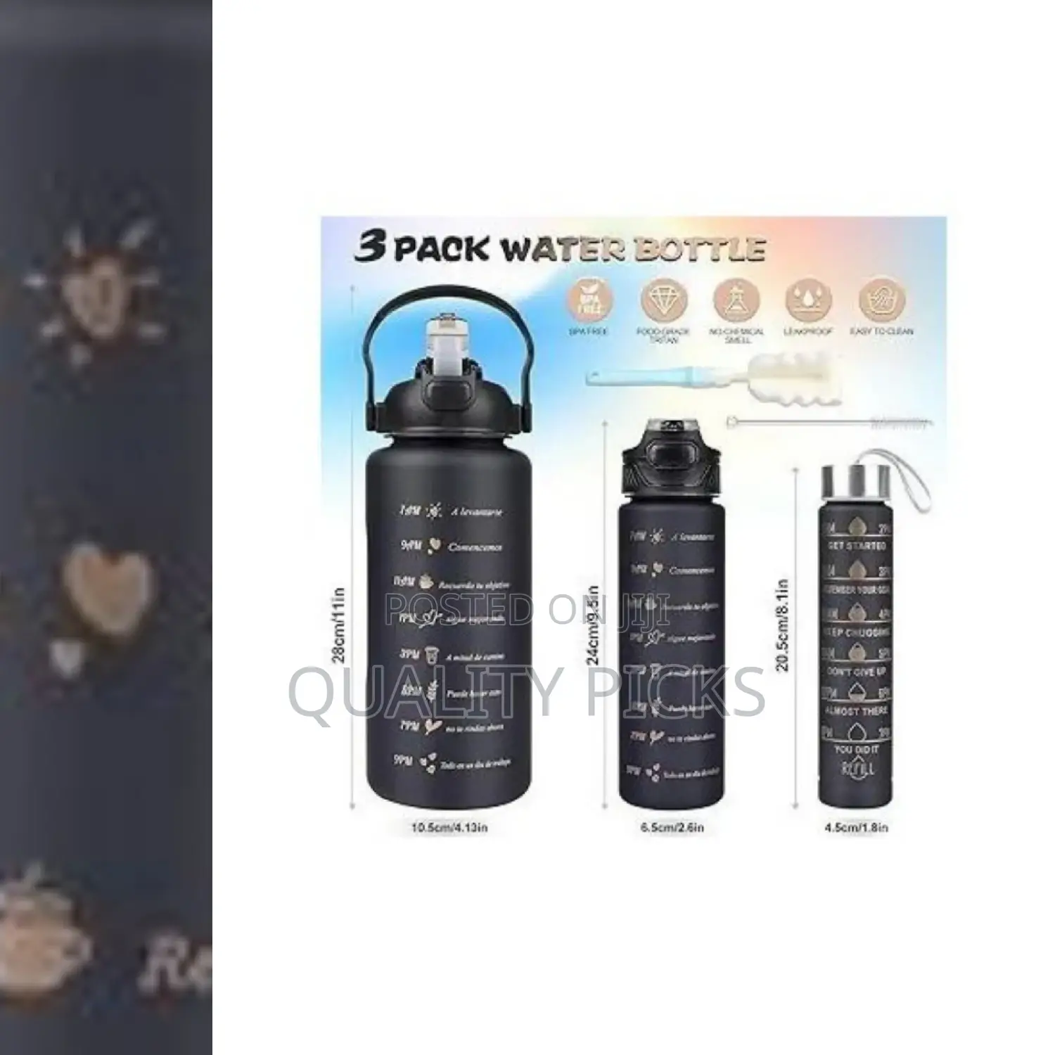 Plastic Water Bottle Set