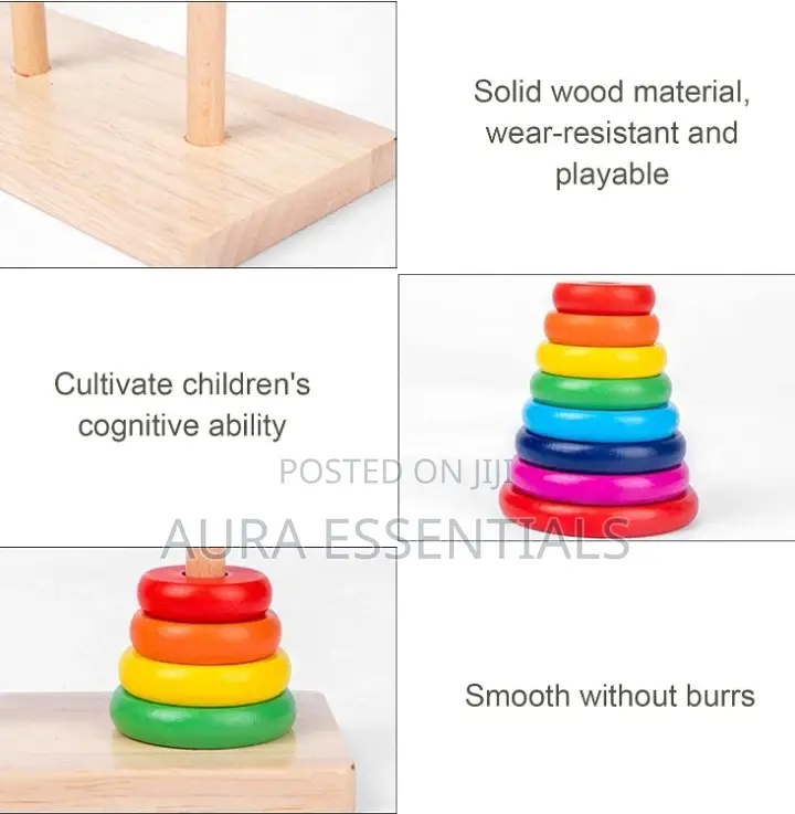 Rainbow Stacking Shape Toys