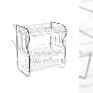 3 Layer Stainless Steel Dish Rack Holder