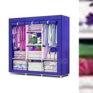 Metallic Stands Portable Wardrobe