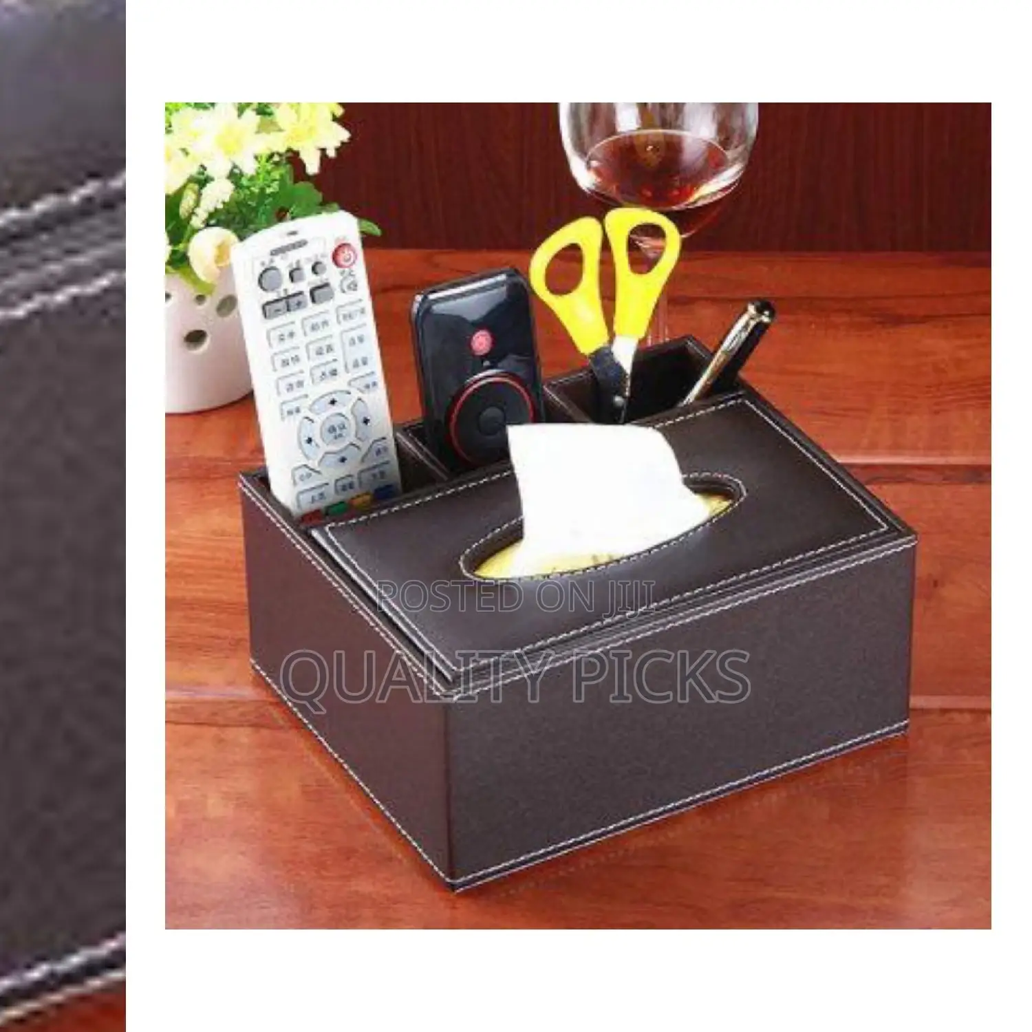 Leather Tissue Holder