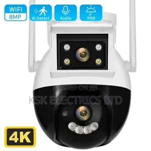 8MP Dual Lens Wifi PTZ Camera Live Dual Screen Ai Auto