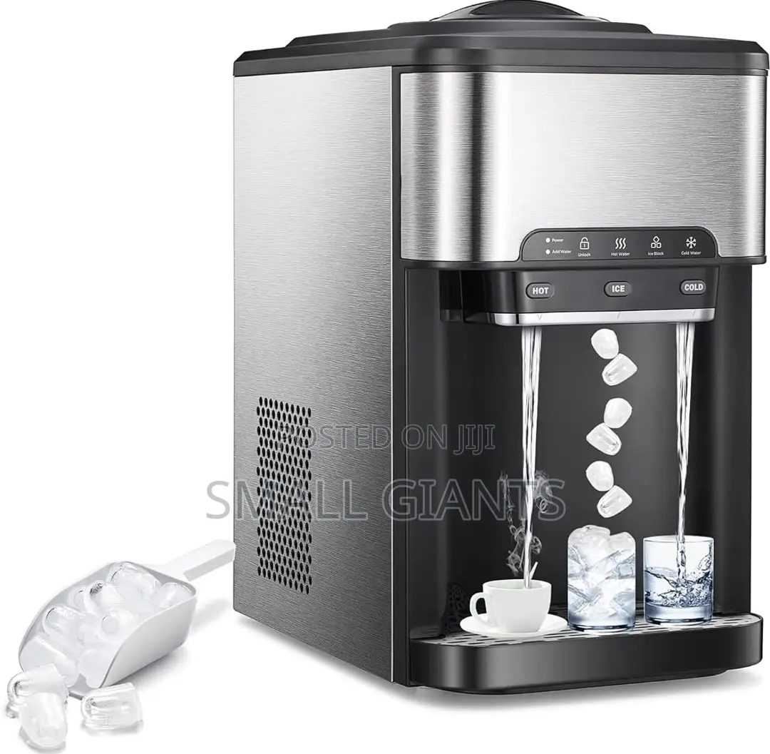 3-in-1 Water Cooler Dispenser With Built-in Ice Maker