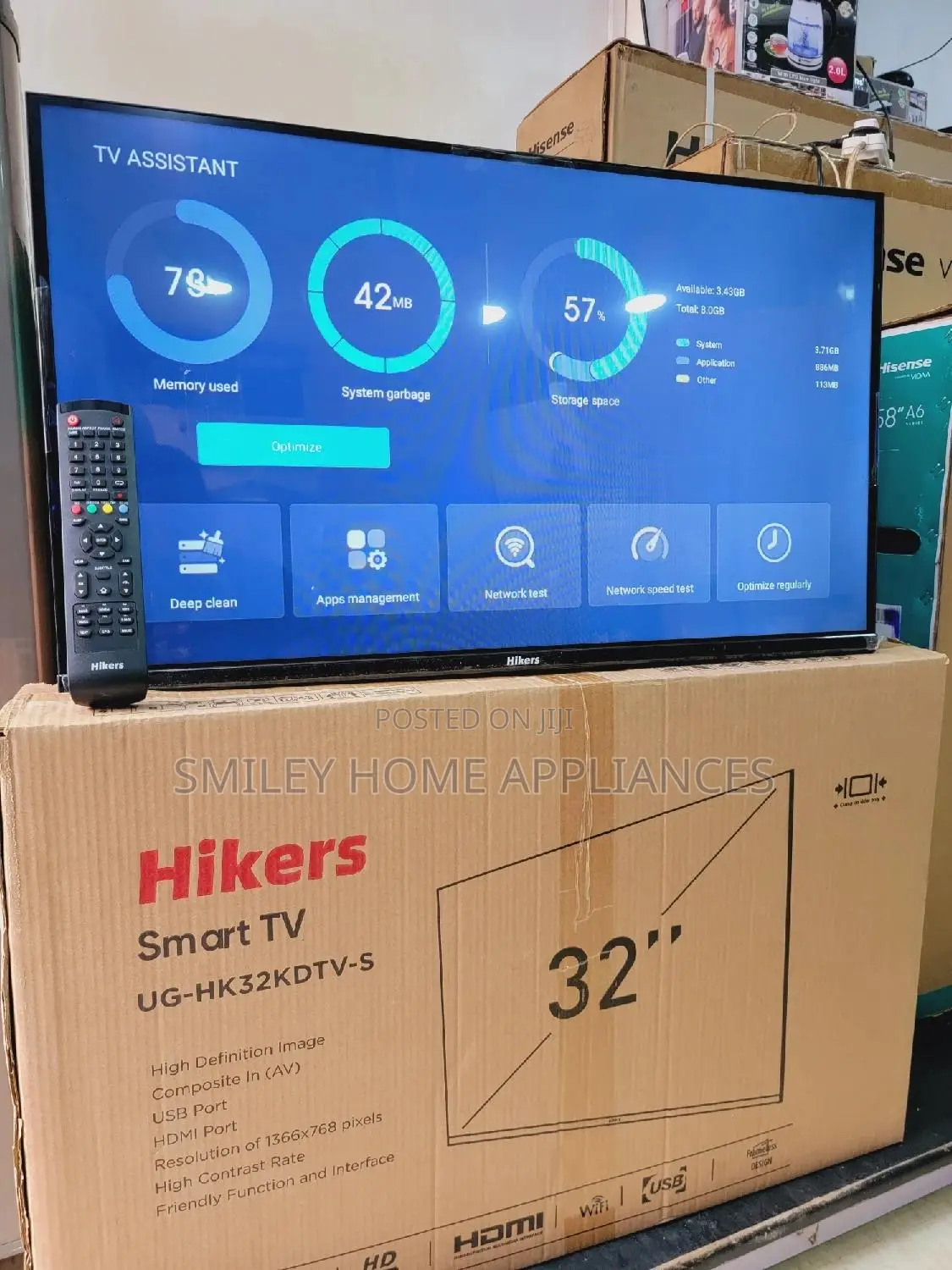 Hikers 32inches Smart Tv