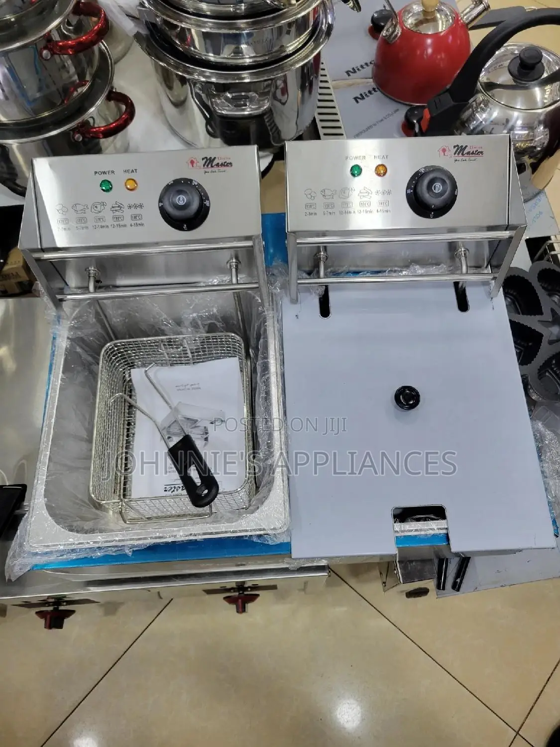 Electro Master Commercial Double Deepfryer 12l