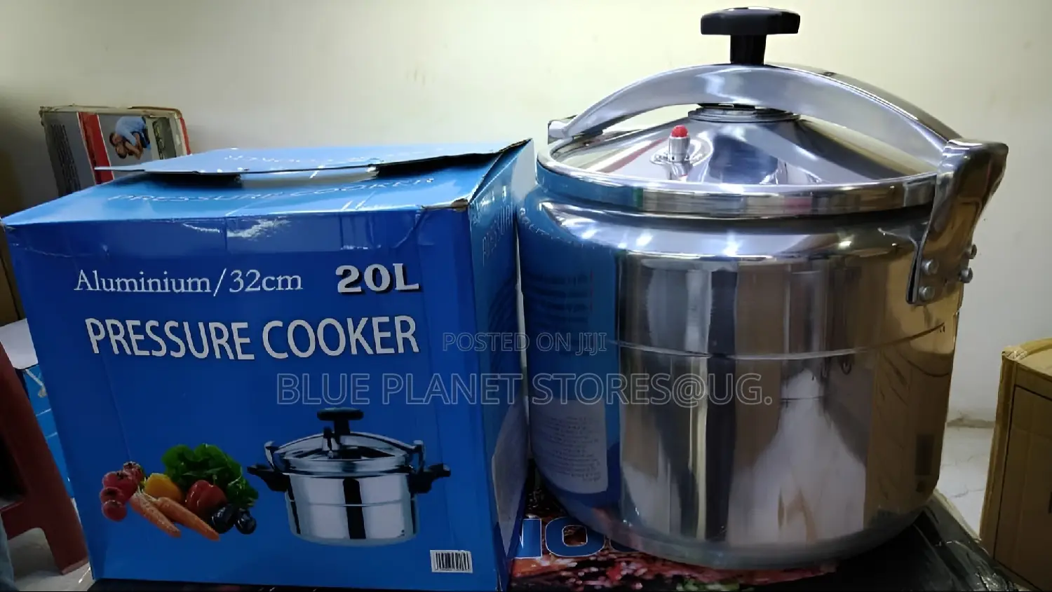 GENERIC 20L Non Electric Pressure Cookers \\ Aluminium/32cm