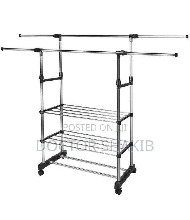 Maple Leaf Garment Rack With Wheels