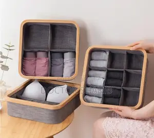 Bamboo Fabric Underwear, Bra, Socks and Panties Storage Box