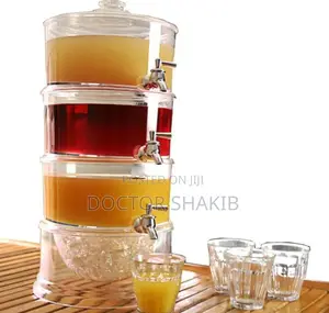 Multilayer Stackable Acrylic Beverage Dispenser