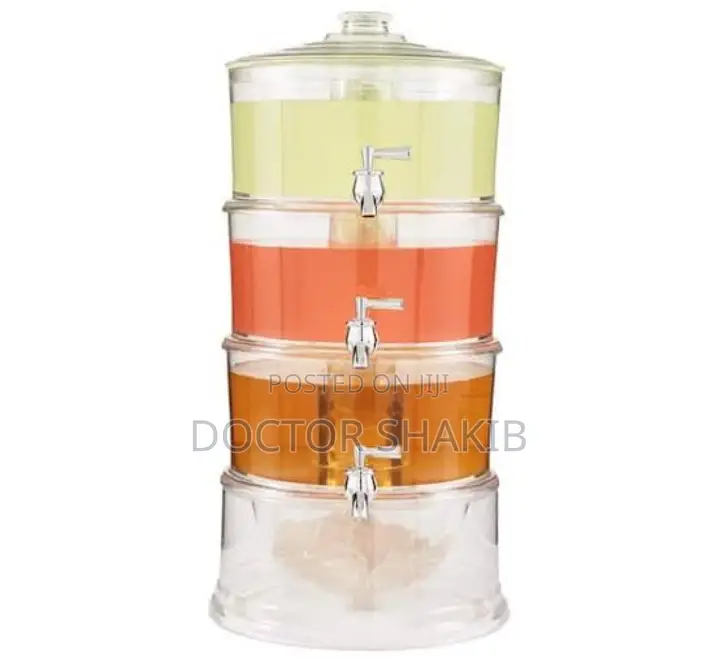 Multilayer Stackable Acrylic Beverage Dispenser