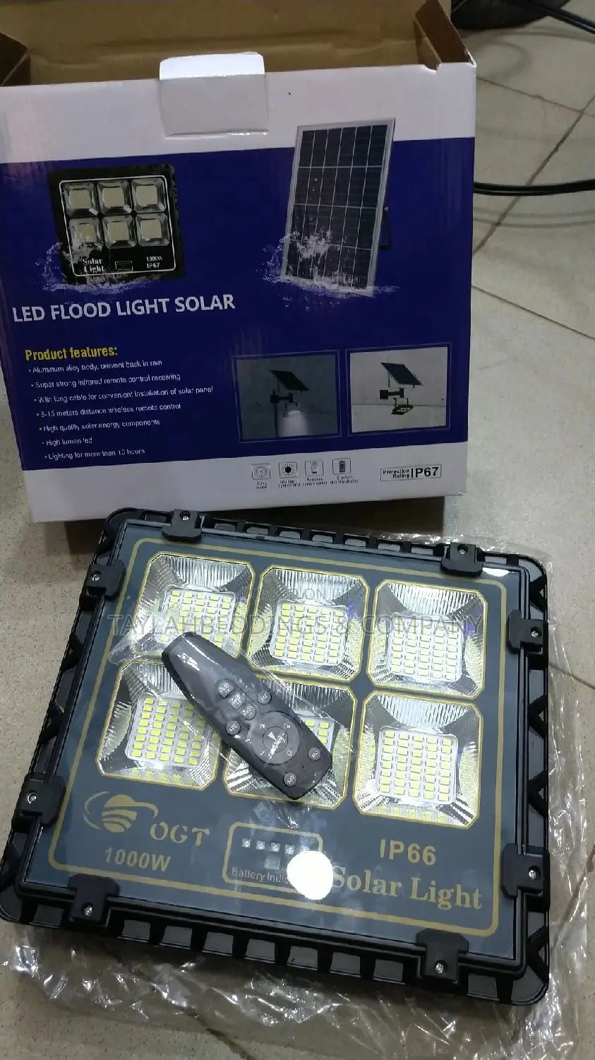 LED Solar Flood Light