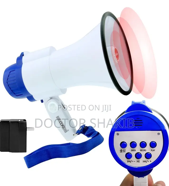 5 Core Handheld Portable Plastic Megaphone