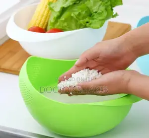 New Stylish Multicolor Rice Strainer Bowl