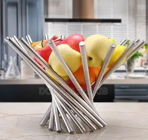 New Style Stainless Steel Rotational Fruit Basket/ Bowl
