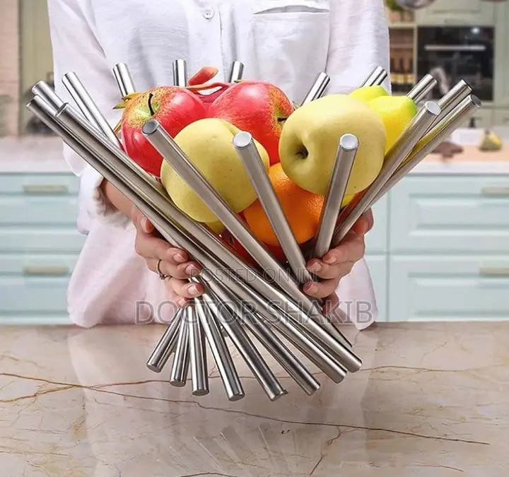 New Style Stainless Steel Rotational Fruit Basket/ Bowl