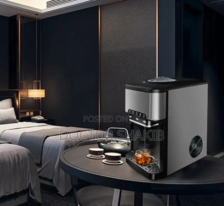 Countertop Ice Cubes Maker Machine - Black