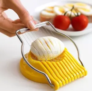 Multipurpose Stainless Steel Wire Hard Boiled Egg Cutter