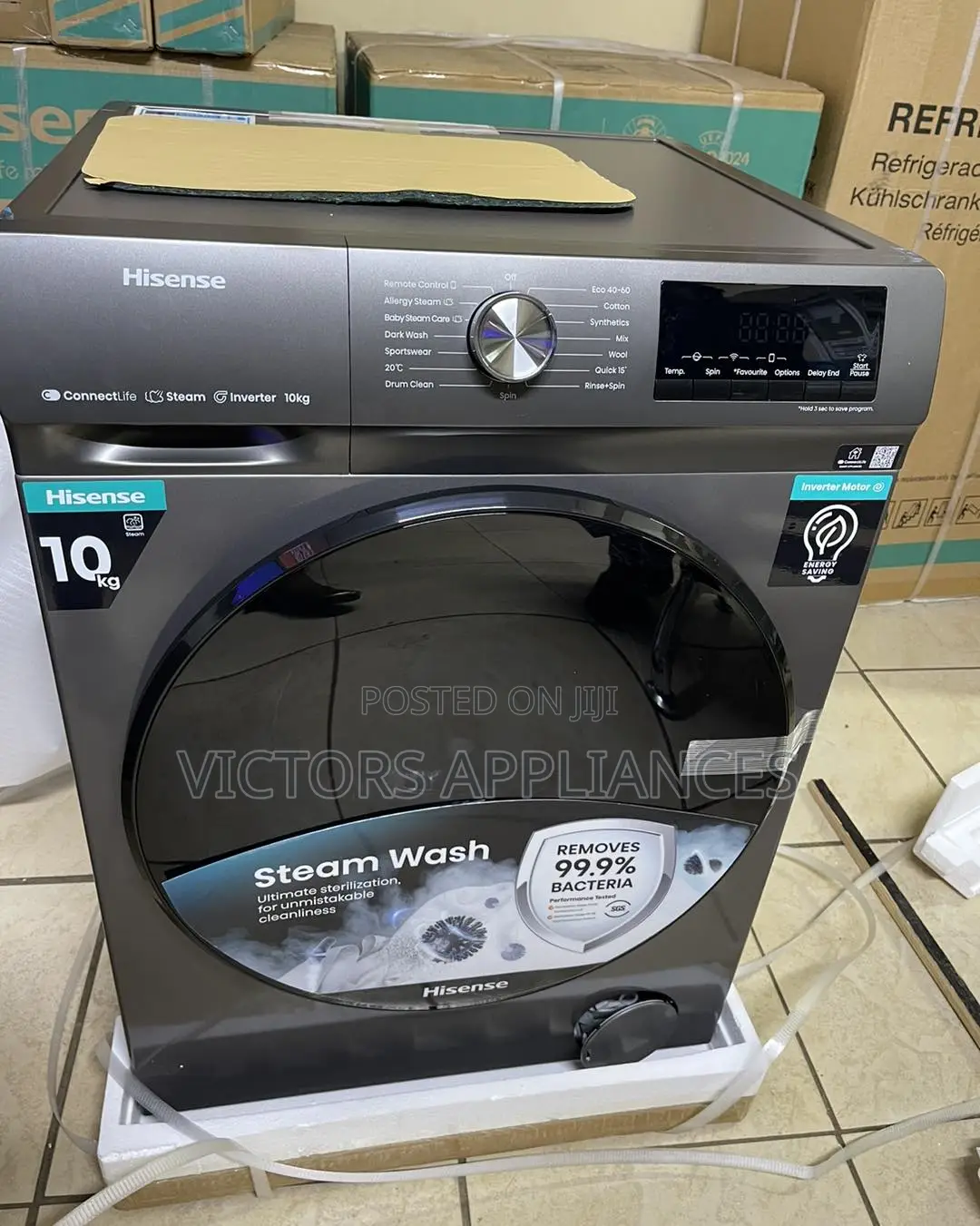 Hisense 10kg Frontloader Washing Machine Wash Rinse Auto