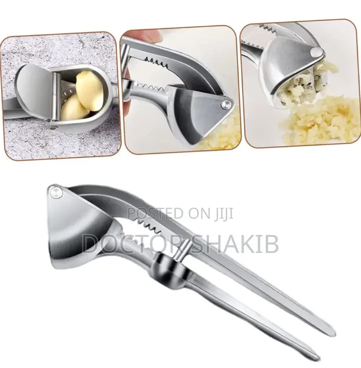 3 in 1 Stainless Steel Garlic Press/ Grinder