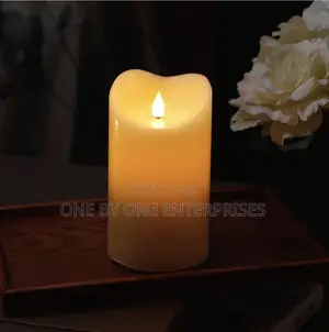 Smokeless Candle Electric Flame Effect Large Candle Lamp