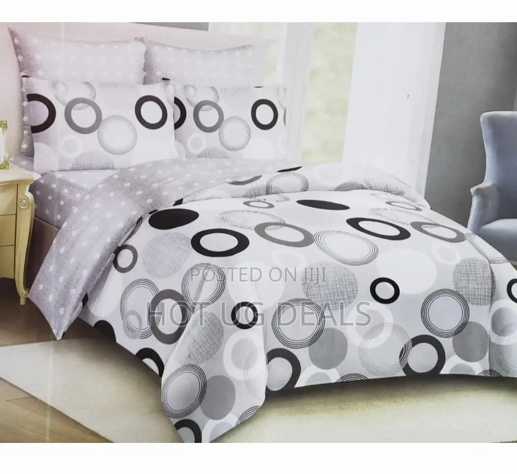 4 Pieces Duvets 5*6 ✓2 Pillowcases ✓1 Bedsheet With Duvet