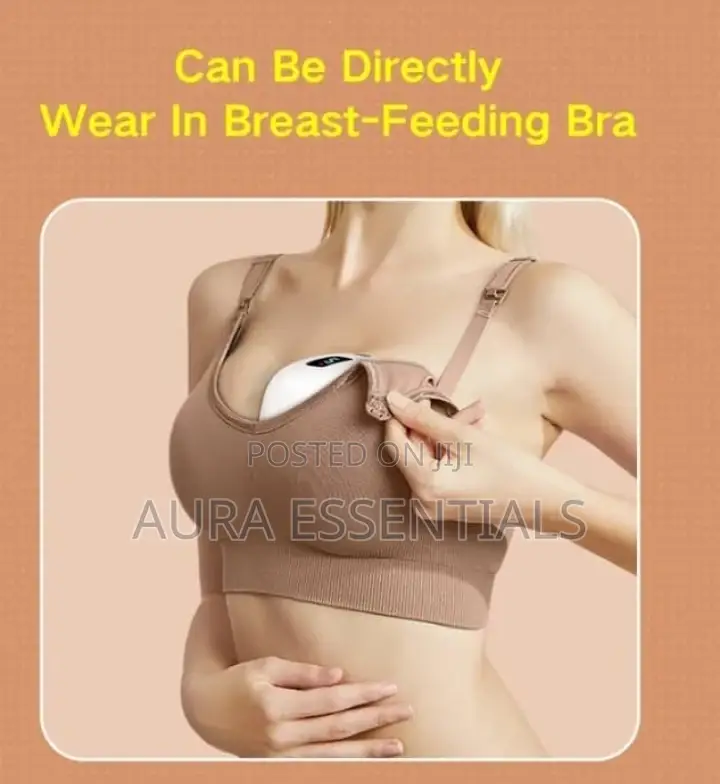Noiseless Rechargeable Wearable Breast Pump