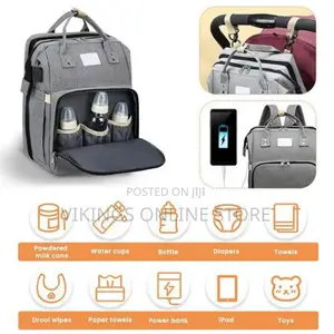 LBQ Waterproof Large Capacity Baby Bag Maternity Backpack