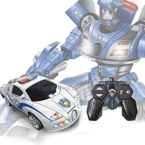 Mech Pioneer Toy Car Transforms Into Warrior Robot Toy