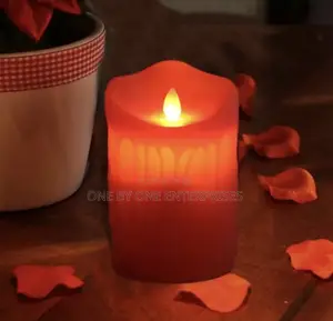 Smokeless Led Pillar Candle for Wedding and Home Decoration