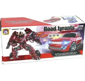 Kids Toy Car Road Tyrants Transformer Car for Unisex,Color