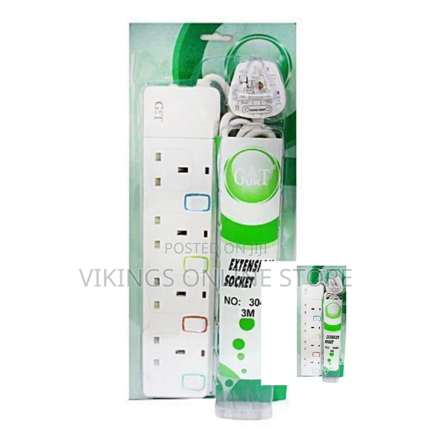 Gt 13A 4 Way Extension Socket - White