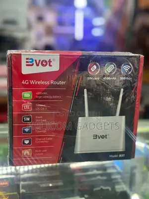 BVOT 4G Wireless Router Rechargeable B37 SIM Card