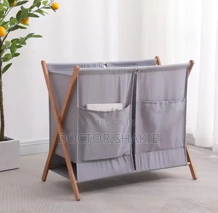 Torne Double Laundry Hamper Bag With Pockets