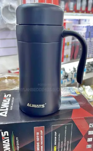 Stainless Steel Travel Mug Cup – Black