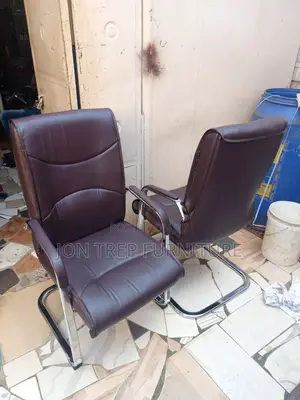 Executive Visitor Waiting Chair Coffee Brown