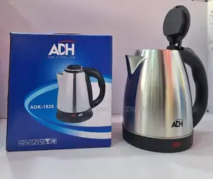3pin Plug Electric Kettle 2 Litres - Silver