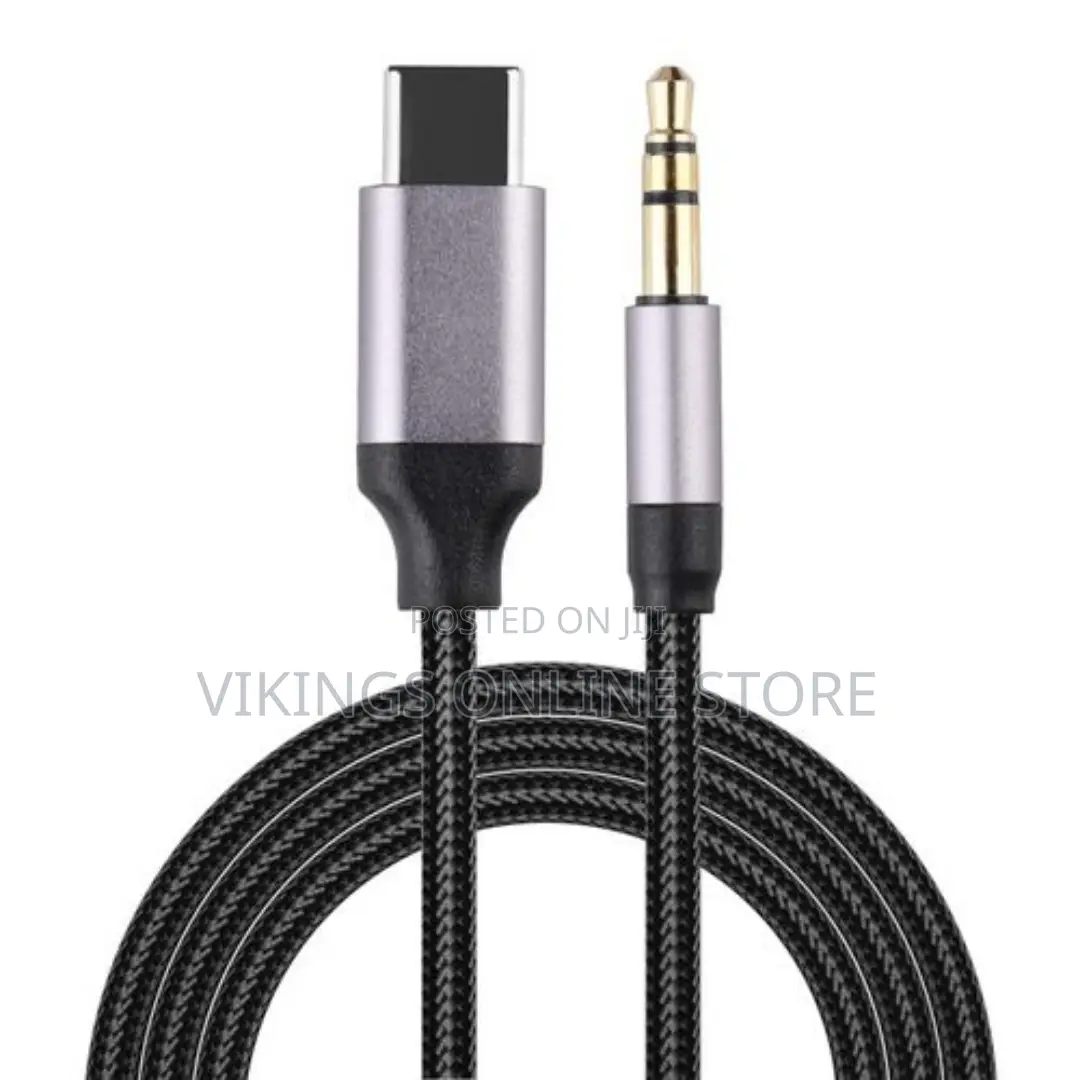 USB C to 3.5mm Aux Cable Type C Male Jack Audio Cable