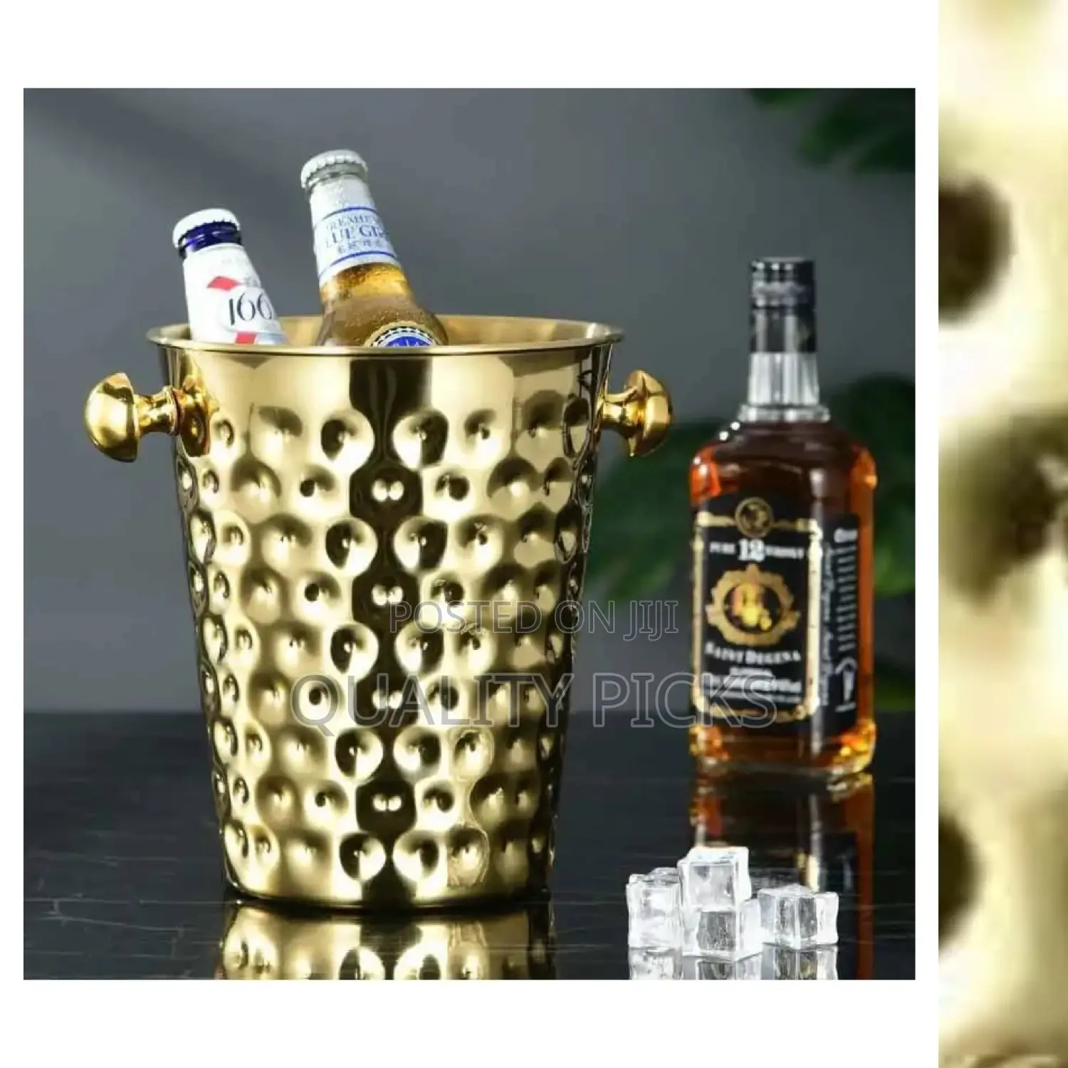 Stainless Steel Ice Cube Bucket